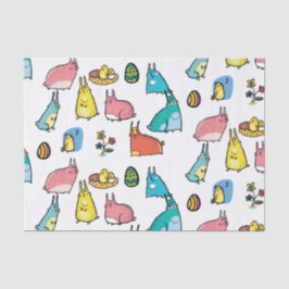 Farbenfrohe Osterzeit Seidenpapier