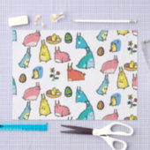 Farbenfrohe Osterzeit Seidenpapier (Handwerk)