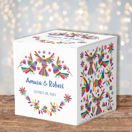 Farbenfrohe Otomi Gevor Box Geschenkschachtel