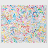 Farbenfrohe Otomi-Printwerbung, Blumenmuster und T Geschenkpapier (Flach)