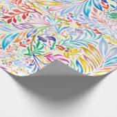 Farbenfrohe Otomi-Printwerbung, Blumenmuster und T Geschenkpapier (Ecke)