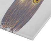Farbenfrohe Owl Wasserfarbenmalerei Schneidebrett (Ecke)