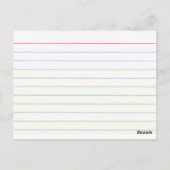 Farbenfrohe Owls in Hübschen Treppenkarten Postkarte (Rückseite)