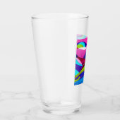 Farbenfrohe Ozeanberge Glas (Rechts)