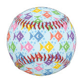Farbenfrohe Ozeanfische Baseball (Rückseite)
