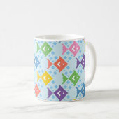 Farbenfrohe Ozeanfische Kaffeetasse (VorderseiteRechts)