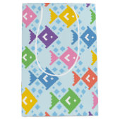 Farbenfrohe Ozeanfische Mittlere Geschenktüte (Vorderseite)