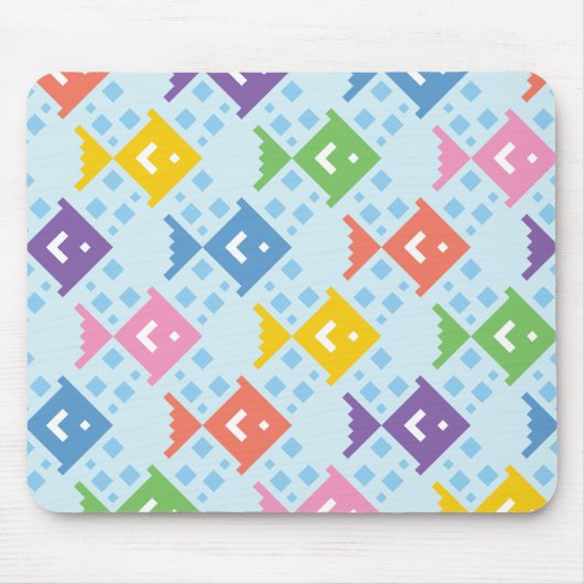 Farbenfrohe Ozeanfische Mousepad (Vorne)