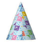 Farbenfrohe Ozeanfische Partyhütchen (Rückseite)