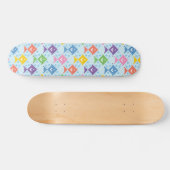 Farbenfrohe Ozeanfische Skateboard (Horizontal)
