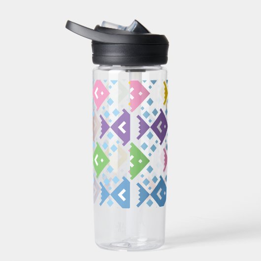 Farbenfrohe Ozeanfische Trinkflasche (Rechts)