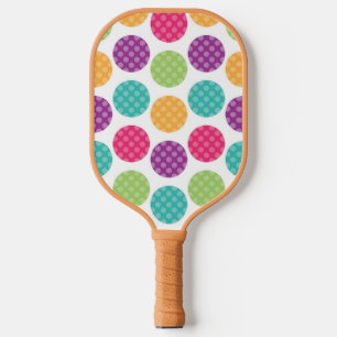 Farbenfrohe Paddel Pickleball Schläger