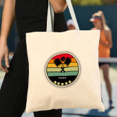 Farbenfrohe Paddel Tragetasche