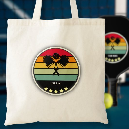 Farbenfrohe Paddel Tragetasche