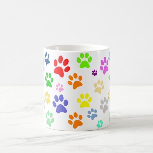 Farbenfrohe Pads Druckmuster Kaffeetasse (Mittel)