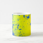 Farbenfrohe Paint-Eimer mit farbigem Spritzer Kaffeetasse (Mittel)
