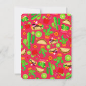 Farbenfrohe Paint Fiesta Gracias Vielen Dank Foto Einladung (Rückseite)