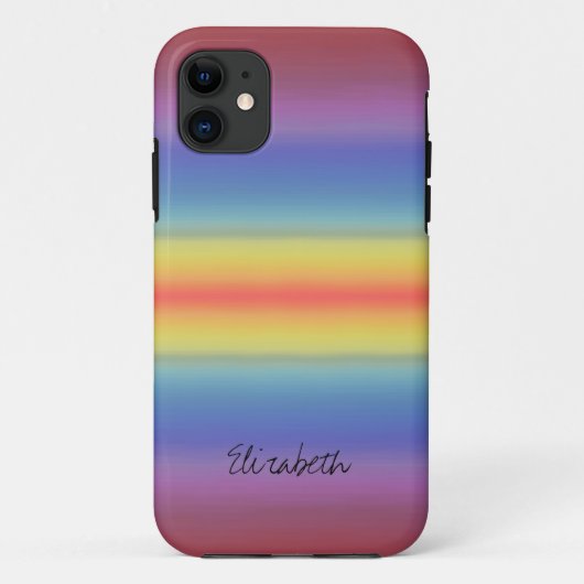Farbenfrohe Paint Rainbow Abstrakt Case-Mate iPhone Hülle (Rückseite)