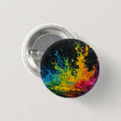 Farbenfrohe Paint Splash Button (Vorne & Hinten)