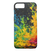 Farbenfrohe Paint Splash Case-Mate iPhone Hülle (Rückseite)