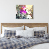 Farbenfrohe Paint Splash Coole Leinwand (Insitu (Schlafzimmer))