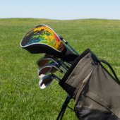 Farbenfrohe Paint Splash Golf Headcover (In SItu)