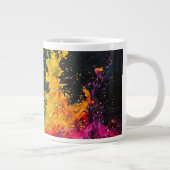 Farbenfrohe Paint Splash Jumbo-Tasse (Rechts)