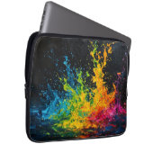 Farbenfrohe Paint Splash Laptopschutzhülle (Vorne Rechts)