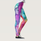 Farbenfrohe Paint Splash Leggings (Rechts)