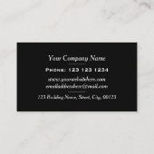 Farbenfrohe Paint Spritzer Paintball Visitenkarte (Rückseite)