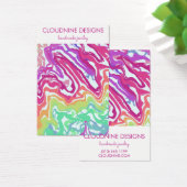 Farbenfrohe Paint Wirbel erwischen Necklace Juwele (Schreibtisch)