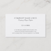 Farbenfrohe Paisley Element minimalistisch Design Visitenkarte (Rückseite)