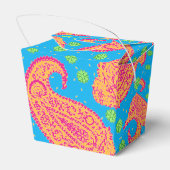 Farbenfrohe Paisley-Muster - Ausstieg Geschenkschachtel (Rückseite)