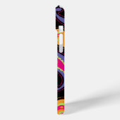 Farbenfrohe Paisley nahtloses Muster Case-Mate iPhone Hülle (Rückseite / Links)