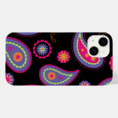 Farbenfrohe Paisley nahtloses Muster Case-Mate iPhone Hülle (Rückseite (Horizontal))