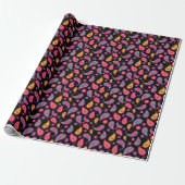 Farbenfrohe Paisley nahtloses Muster Geschenkpapier (Ungerollt)