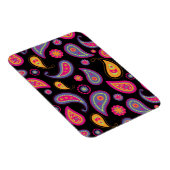 Farbenfrohe Paisley nahtloses Muster Magnet (Rechte Seite)