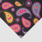 Farbenfrohe Paisley nahtloses Muster Seidenpapier (Ausschnitt)