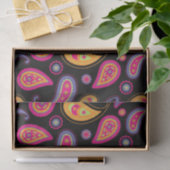 Farbenfrohe Paisley nahtloses Muster Seidenpapier (Geschenk)