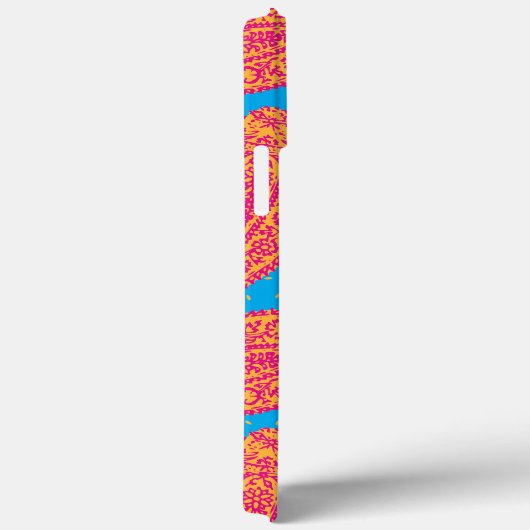Farbenfrohe Paisley Pattern iPhone Case (Rückseite / Rechts)