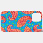 Farbenfrohe Paisley Pattern iPhone Case (Rückseite (Horizontal))