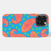 Farbenfrohe Paisley Pattern iPhone Case Hülle (Rückseite (Horizontal))