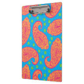 Farbenfrohe Paisley Pattern Klemmbrett (Links)