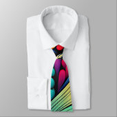 Farbenfrohe Paisley Pattern Krawatte (Gebunden)