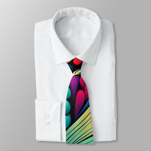 Farbenfrohe Paisley Pattern Krawatte (Gebunden)