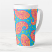 Farbenfrohe Paisley Pattern Milchtasse (Rechte Ecke)