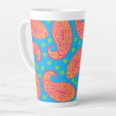Farbenfrohe Paisley Pattern Milchtasse (Linke Ecke)