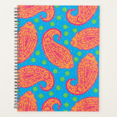 Farbenfrohe Paisley Pattern Planer (Vorderseite)