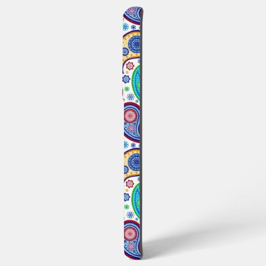 Farbenfrohe Paisley Pattern Samsung Galaxy Hülle (Rückseite (Horizontal))