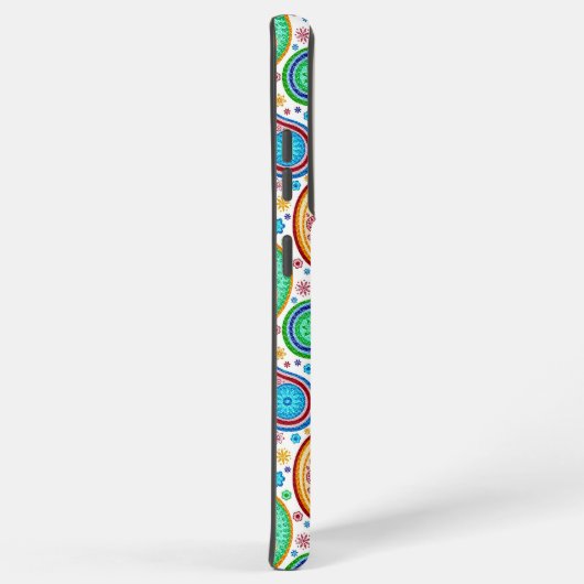 Farbenfrohe Paisley Pattern Samsung Galaxy Hülle (Rechte Seite)